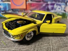 Welly 1970 Ford Boss 302 Mustang 124 Scale Diecast Car No Box Parts Or Repair