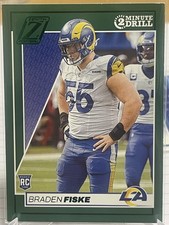 2024 Panini Zenith - Rookies Braden Fiske #110 - 2 Minute Drill (RC) RAMS