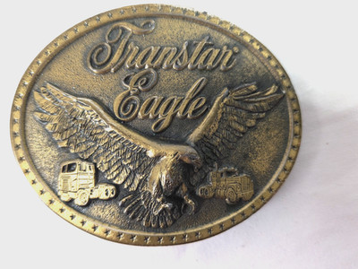 Vintage Transtar Eagle Belt Buckle International Harvester Lewis Buckles Chicago