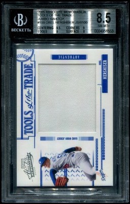 2005 Absolute Memorabilia Orel Hershise Tools Game Worn Jumbo Swatch /100 BGS