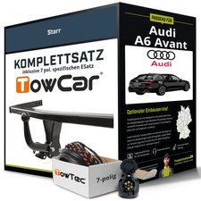 Für AUDI A6 Avant C8, 4A5 Anhängerkupplung starr +eSatz 7pol 05.2018-jetzt NEU