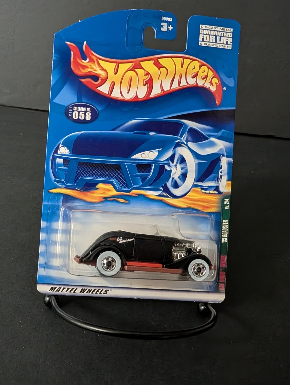 Hot Wheels 33 Roadster 2001 #058 Rat Rods 2/4 flat black 1/64