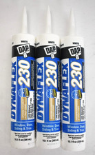 DAP 18275 Indoor  Outdoor Sealant 10.1 Oz White Acrylic Polymer Lot of 3