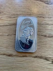 1 OZ Fine Silver .999 Bar Merry Christmas Santa Chimney Art