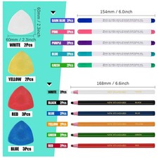 Tailor's Chalk and Mark Pencil Bundle for Sewing Projects