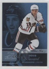 2015 Upper Deck Fleer Showcase Flair Row 1 Blue Ice 28/99 Denis Savard HOF 0l7x