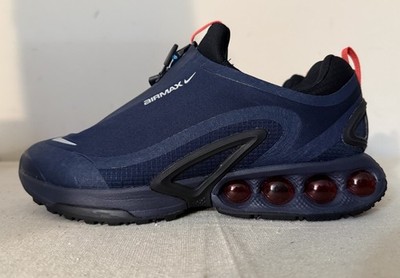Men s Nike Air Max Dn Roam Shoe-Obsidian/Chile Red/Blue Lagoon/Metallic Silver