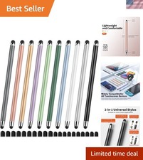 10Pack Stylus Pen,Stylus Pens for Touchscreen, 2-In-1High Precision
