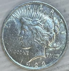 1923 Silver Peace Dollar Uncertified About Uncirculated Condition