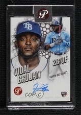 2022 Topps Pristine Fresh Faces Auto Vidal Brujan #FFA-VB Auto 7ut