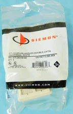 Siemon CT-C5-C5-02 CT Cat5e Angled UTP Coupler Module 2-Ports ---- White