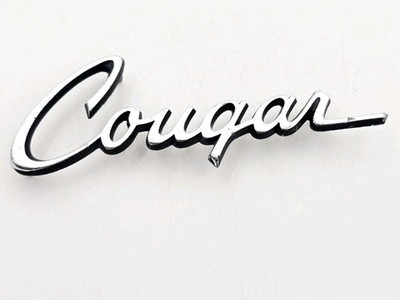 1969-1970 MERCURY COUGAR XR7 METAL VINTAGE LOGO BADGE SYMBOL EMBLEM