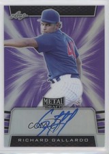 2019 Leaf Metal Draft Purple 14/25 Richard Gallardo #BA-RG3 Auto 02d2