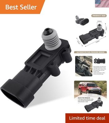 #ad Reliable Push Button Fuel Pressure Sensor for DIY Car Repairs 1 Meter Sensing $13.99