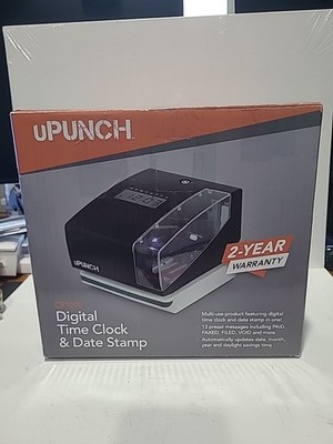uPunch CR1000 Digital Time Clock No Keys