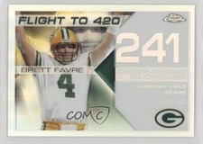 2008 Topps Chrome Collection White Refractor /100 Brett Favre #BFC-241 HOF 0bk4