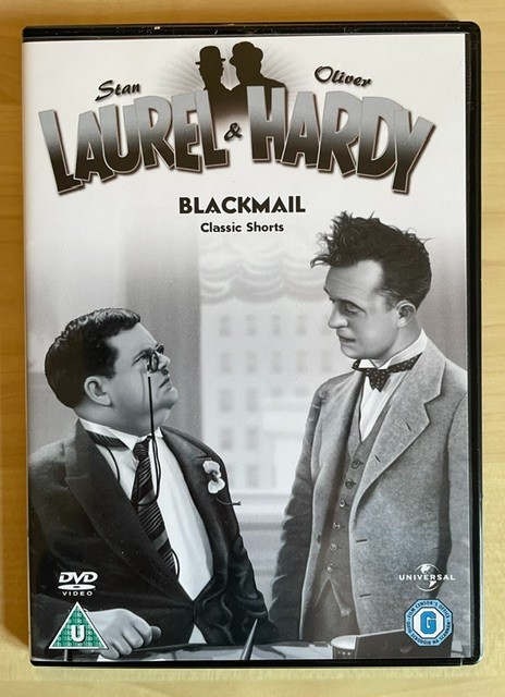 Laurel and Hardy Blackmail DVD
