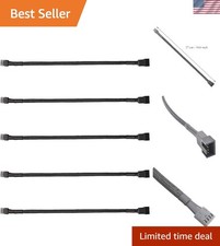 Versatile 4-Pin PWM Fan Extension Cable 10.6" Male to Female Adapter