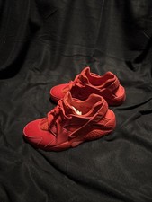 Nike Huarache Run Sneakers 654275-600 Youth Triple Red Running Shoes Sz 5.5Y Kid