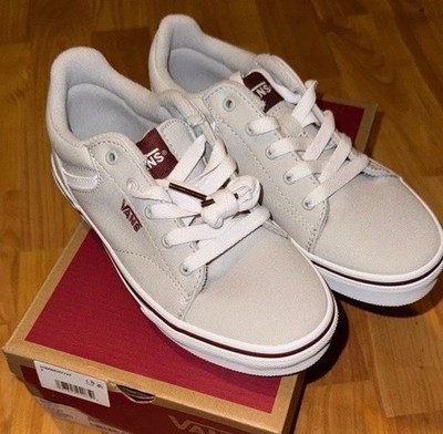 VANS Seldan Pop Lunar Rock Sneakers Shoes Logo Gray Youth Size 2 New In Box