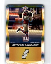 2025 Uno Elite NFL  Alt Jerseys   Foil   Yellow  Bryce Ford-Wheaton