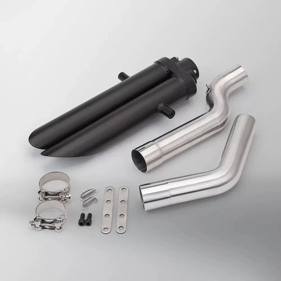 For Honda CBR600RR F5 2005-2024 Exhaust System Muffler Tips Tail Link Pipe Black - Image 4 of 4