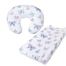 Minky Nursing Pillow Cover Breast Feeding Pillow Cover Slipcover U Shape for ...