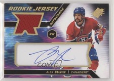 2020-21 SPx Rookie Auto Jersey Gold Spectrum 40/49 Alex Belzile #AB Auto yc8