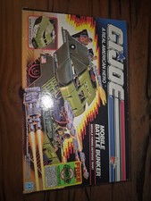 Vintage 1989 - 1990 Hasbro GI Joe ARAH Mobile Battle Bunker w Box &blueprints