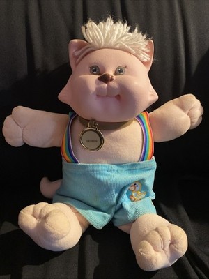 cabbage patch kids koosas Cat Theodore Pet 1983 Rainbow Suspenders.