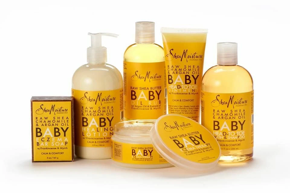Raw shea butter chamomile & cheap argan oil baby eczema therapy