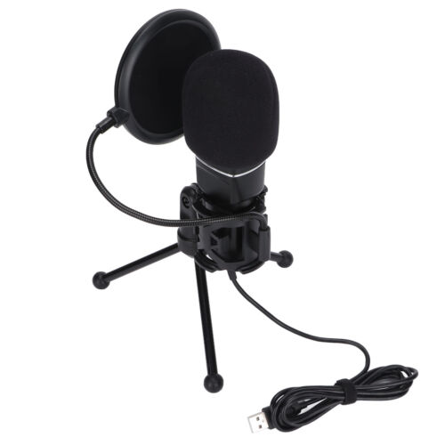 Condenser Microphone Cardioid Pointing Computer Microphone With Bracket Prot SPG - Picture 1 of 12
