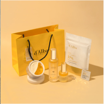 d'Alba The Premium Vegan セット d'Alba Premium Vegan Skin Care 3-Piece Set - White Truffle - NEW K