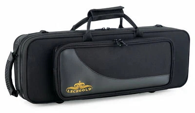 LECHGOLD Saxophon Leicht Koffer Sopran gerade Zubehör Sax Saxofon Schwarz Light Case
