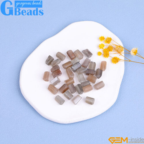 Natural Assorted Gemstone Faceted Tube Column Beads for Jewelry Making 8x12mm - Picture 11 of 192