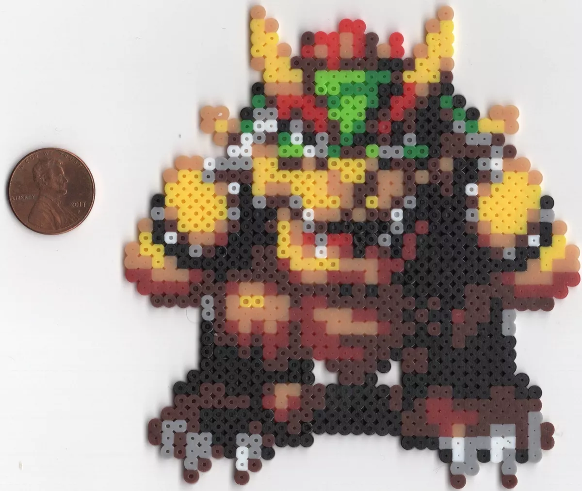 Super Sonic Sega the Hedgehog Mini Bead Sprite Perler Artkal Pixel