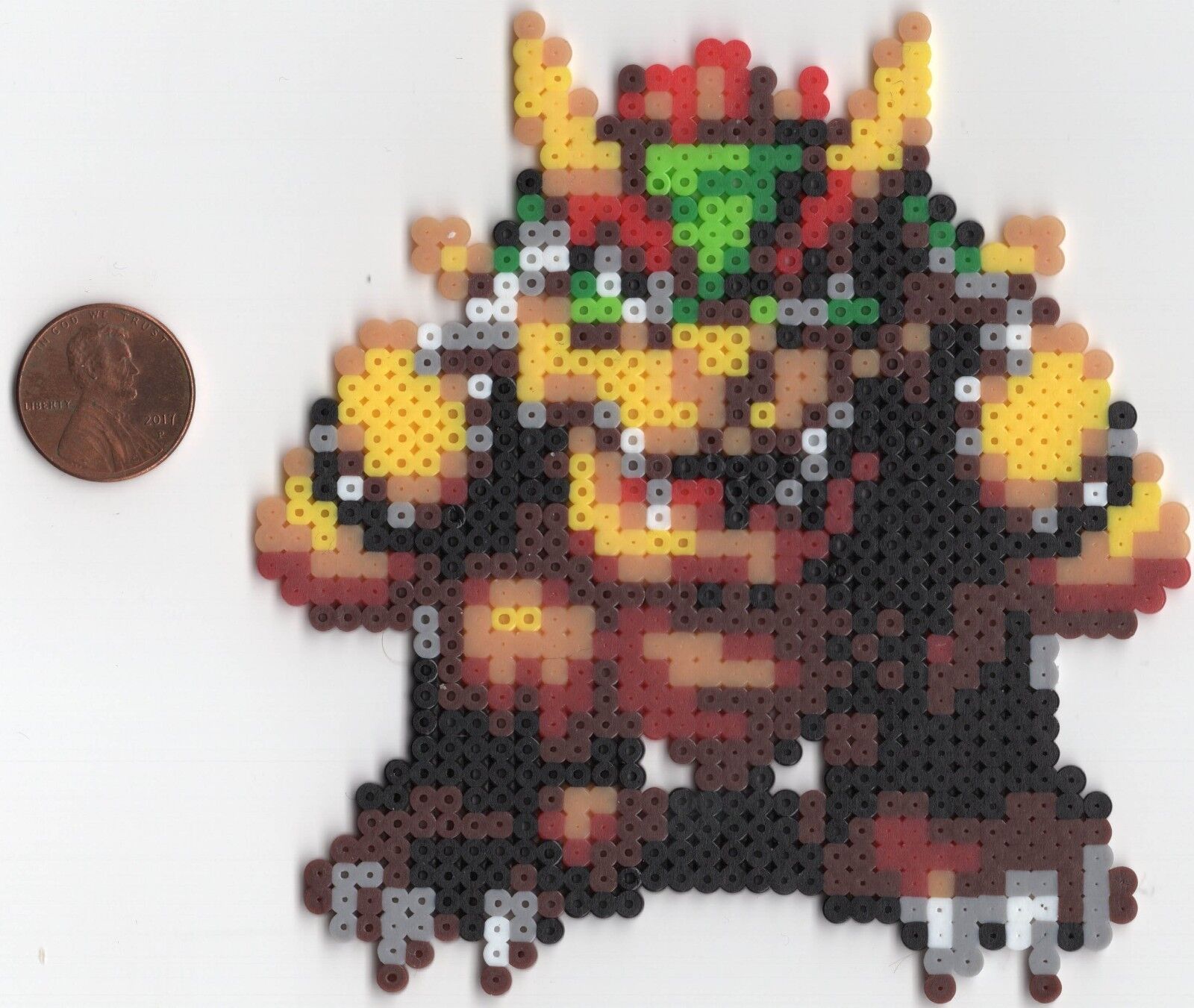 Mario Super Maker Costume Mini Bead Sprite Perler Artkal Pixel Art