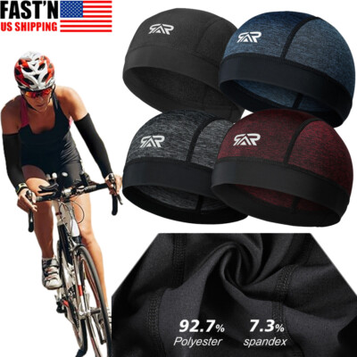 Cooling Skull Cap Helmet Liner Cycling Motorcycle Hard Hat Sweat Liner Men  Women