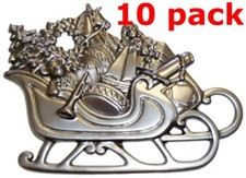 Metal Stamping Christmas Sleigh Gifts Presents Crafts STEEL .020" Thickness M56