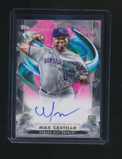 MAX CASTILLO 2023 TOPPS INCEPTION PINK RC AUTO PARALLEL 58/99 #BRES-MC