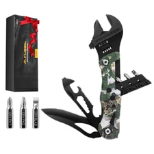 FLISSA 13-in-1 Multi Tool Wrench Pocket Knife Multitool Multi Use Tool Wrench US