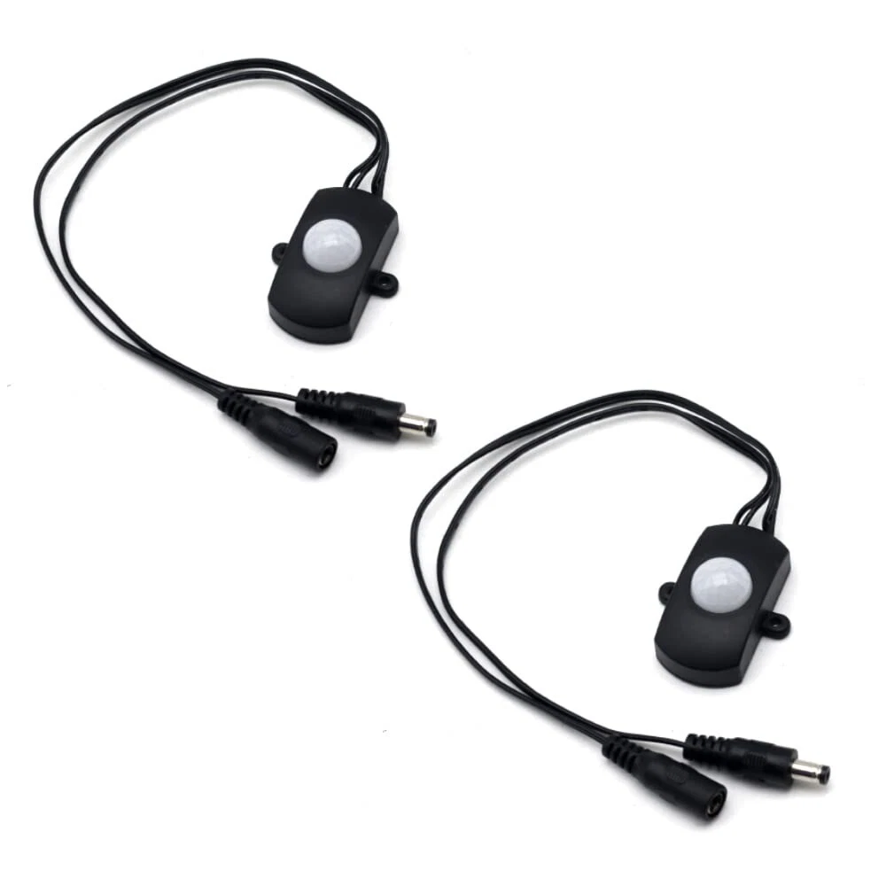 2pcs Abs LED Light Induction Switch Copper Human Body Motion Sensor Electrician
