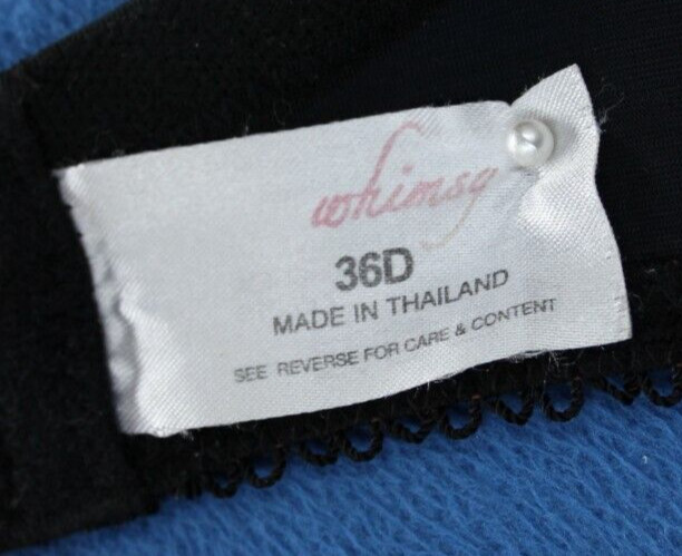 Whimsy Underwire Unlined Full Coverage Bra Size 3… - image 6