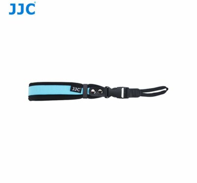 JJC 1DSB Sky Blue Neopren Kamera Hand Handgelenk Armband mit Quick-Release-Clip