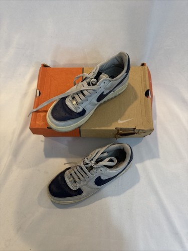 Nike Air Force 1 (GS) Blue/ Navy 6Y #306291 041 - Picture 3 of 22
