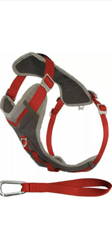 Kurgo Journey Multi-Use Dog Harness Reflective W/ Seatbelt Red/Grey X-Large
