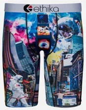 Ethika Staple Colorful DON'T BE SQUARE Astronaut Boxer Briefs Men's NWT SOLD OUT