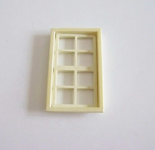 Playmobil (B33c45) Western - Window & Frame White 3421 3422 Yellowed