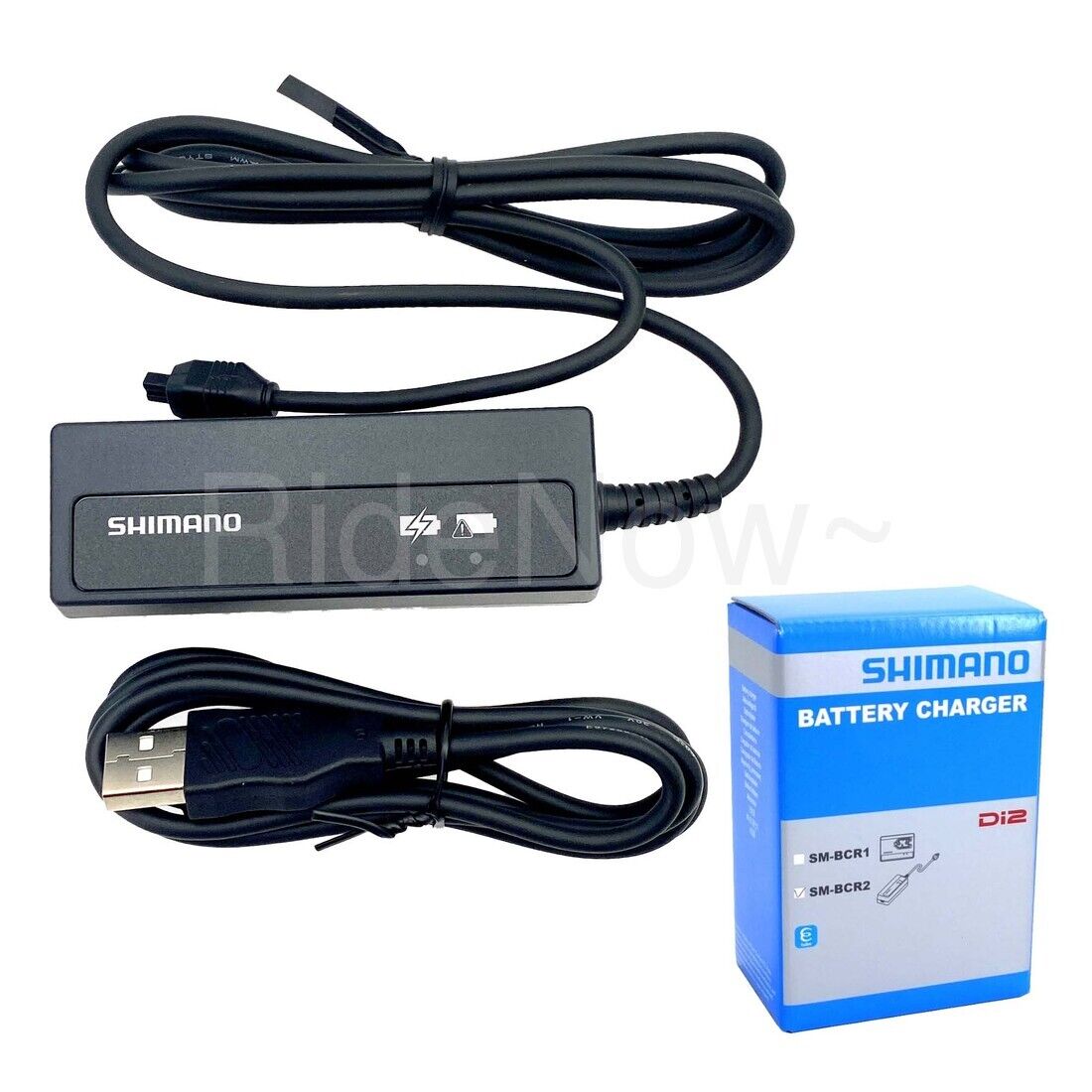 Shimano SM-BCR2 for Di2 E-tube SM-BTR2 Internal Battery Charger + PC Link