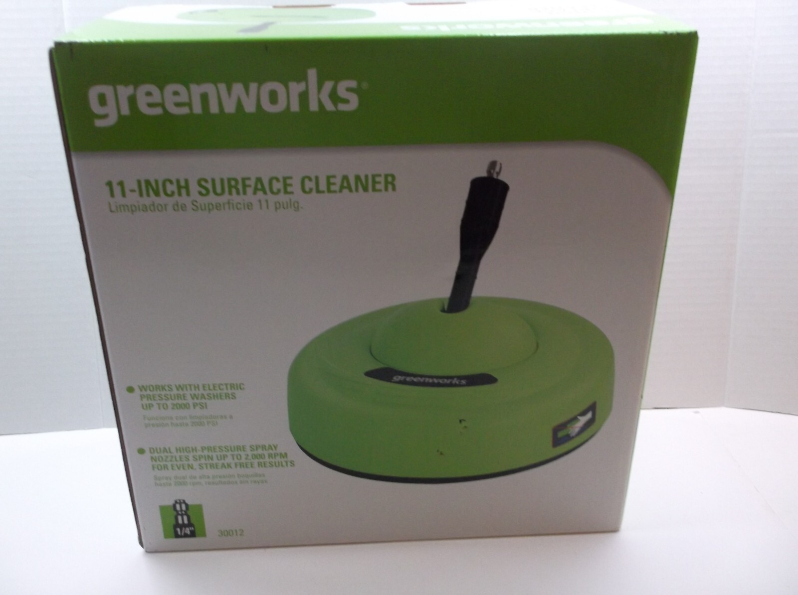 New Greenworks11 inch Surface Cleaner Universal Pressure Was